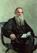 Ilya Repin Portrait of Lev Nikolayevich Tolstoi china oil painting artist